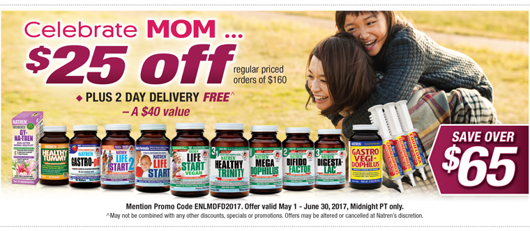 Celebrate Mom with 25% off